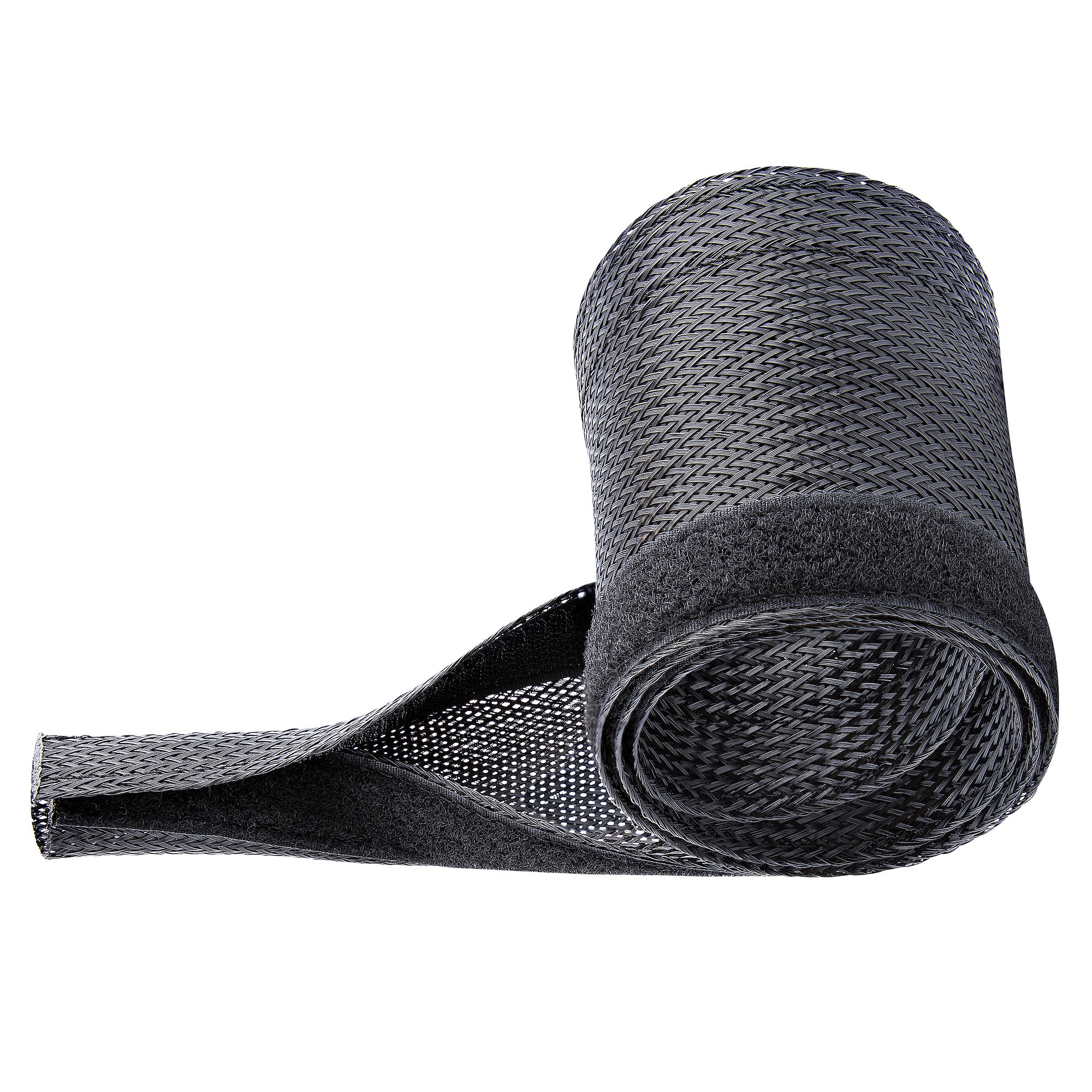 StarTech 10ft 3m Cable Management Sleeve, Trimmable Heavy Duty Cable Wrap, 12 3cm