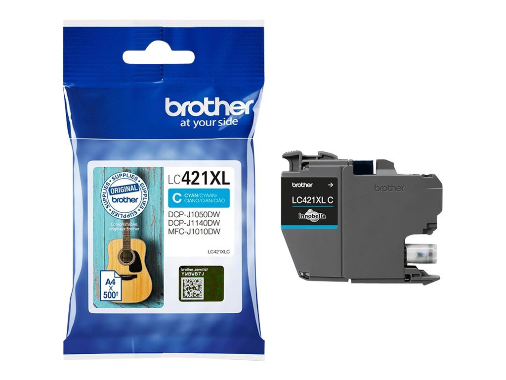 Brother LC421XLC Hohe Ergiebigkeit Cyan Original