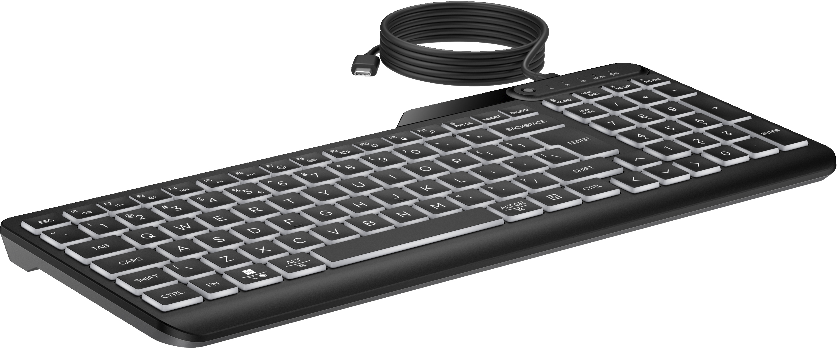 HP 400 Tastatur Multi-Device kompakt Schwarz