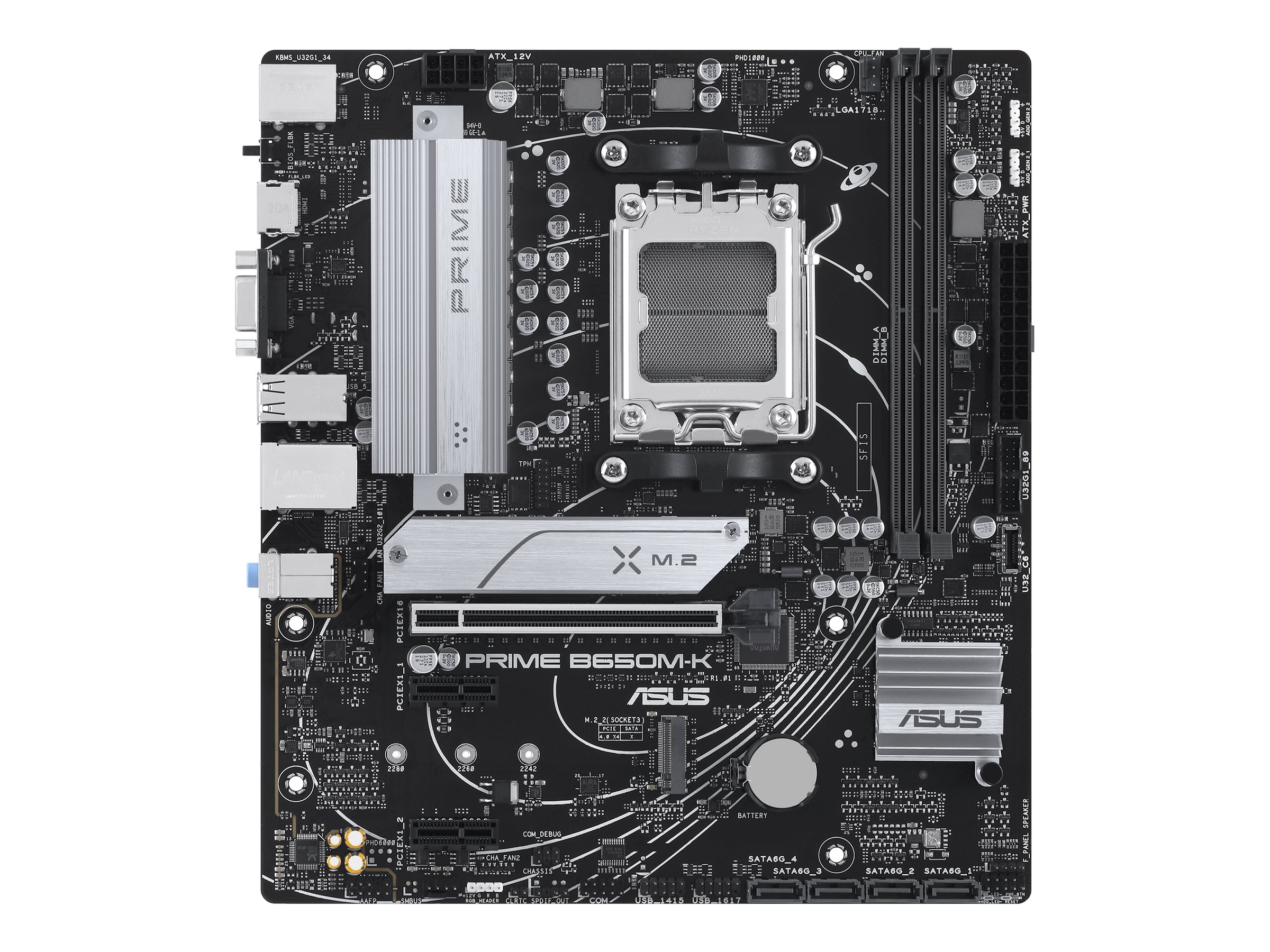 ASUS PRIME B650M-K AMD AM5 DDR5 mATX