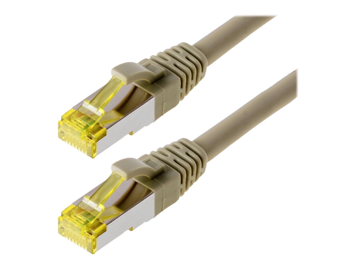 Helos Patchkabel Cat 6a S/FTP grau 2m