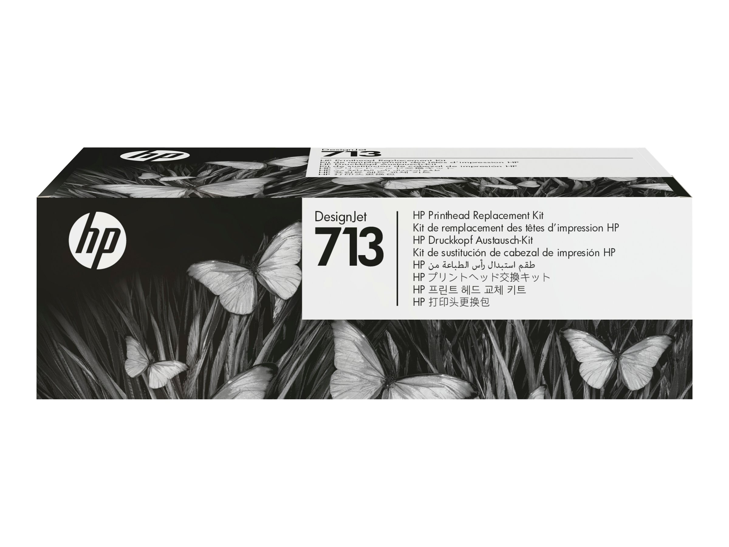 HP 713 DesignJet Druckkopf-Austauschkit Cyan, Magenta, Gelb, pigmentiertes Schwarz
