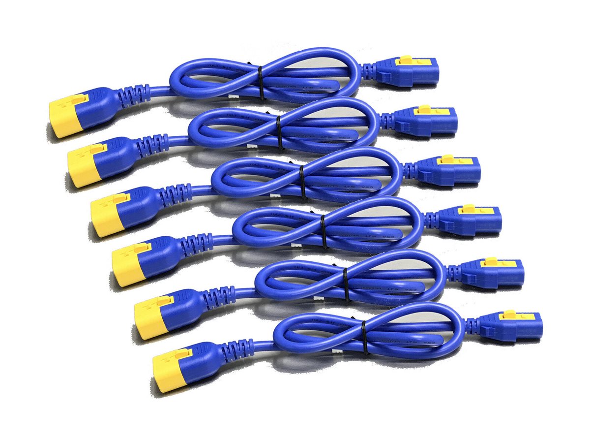 APC Power Cord Kit Locking C13 to C14 1.8m Blue