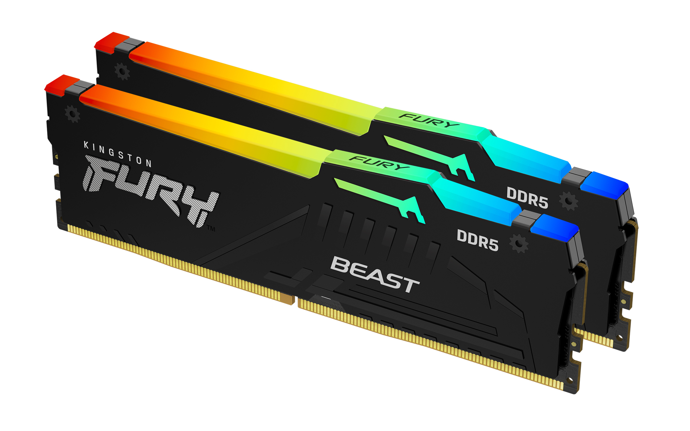 DIMM 32 GB DDR55600 2x 16 GB DualKit schwarz KF556C36BBEAK232 FURY Beast RGB INTEL XMP AMD EXPO