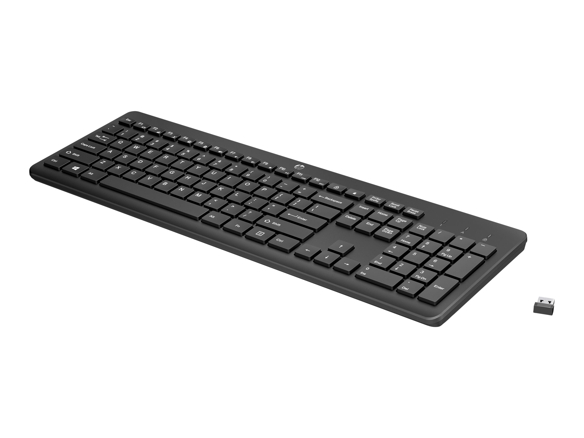 HP 230 Tastatur kabellos Schwarz