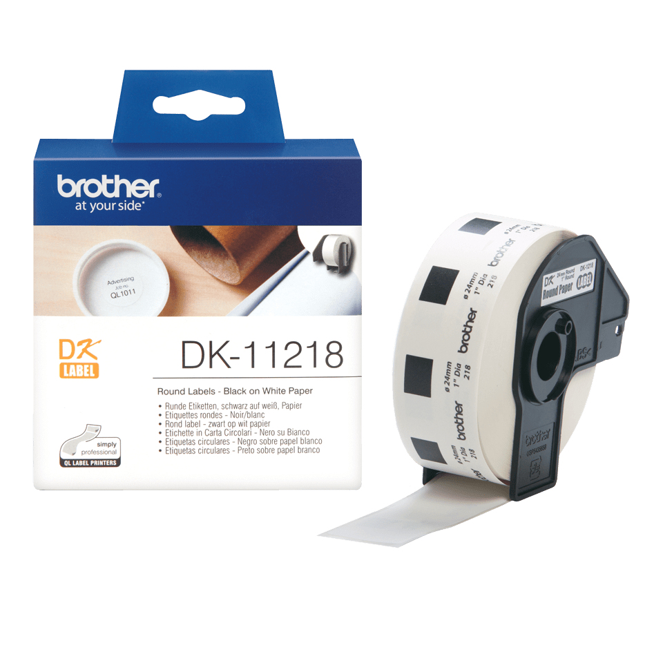 Brother DK-11218 Etiketten-Rolle 24mm