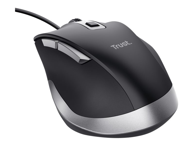 24728 TRUST Fyda eco Maus 6Tasten Kabel