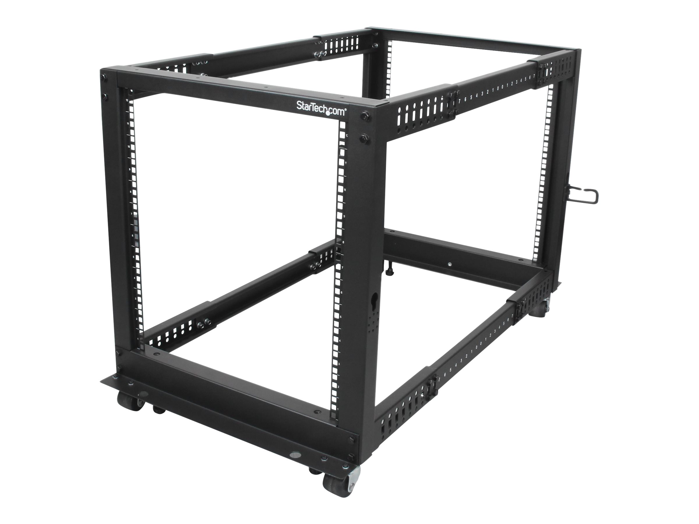 StarTech 12U Server Rack 4 Pfosten Open Frame tiefenverstellbar