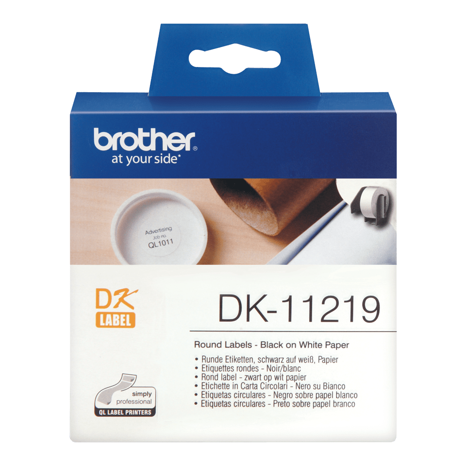 Brother DK-11219 Etiketten-Rolle 12mm
