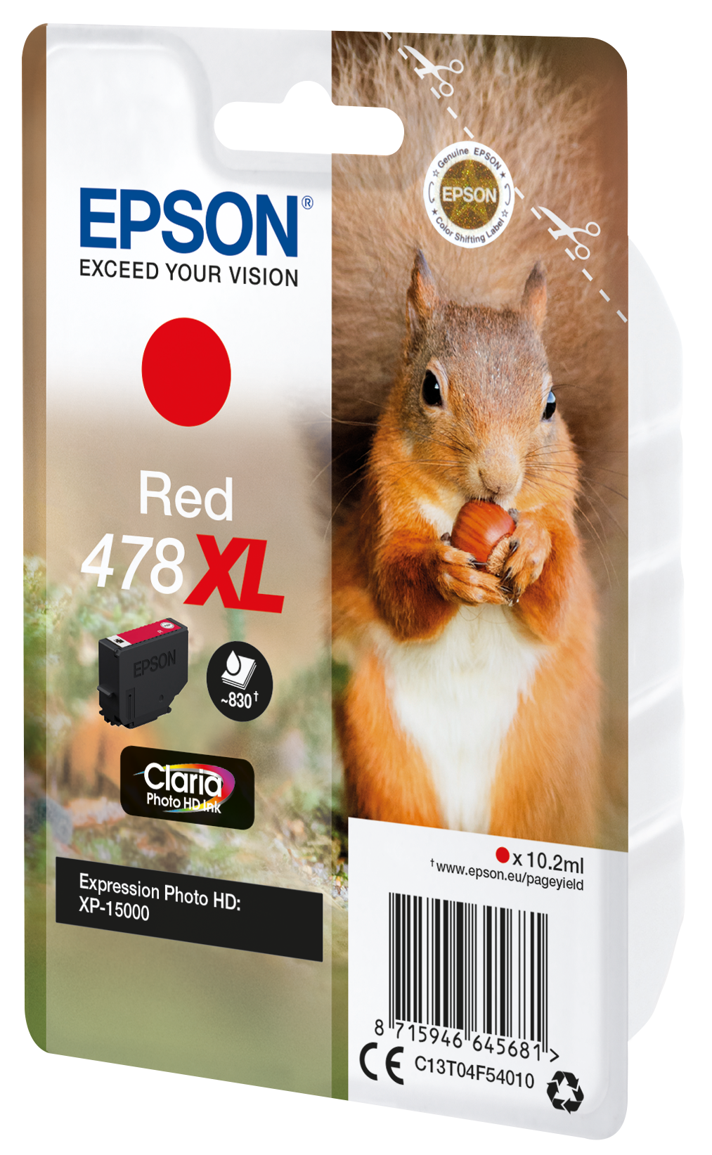 EPSON 478XLT04F54 rot Druckerpatrone
