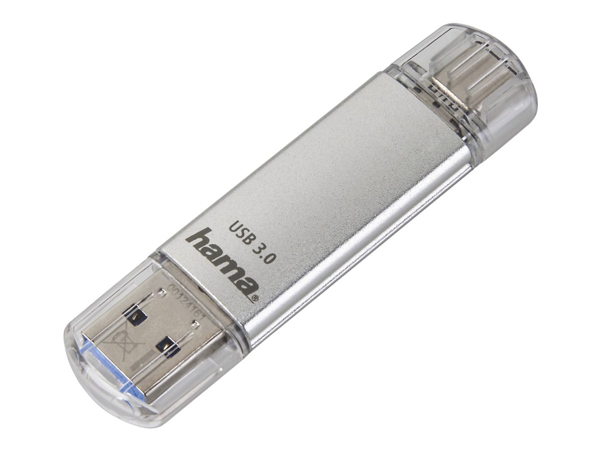 Hama FlashPen C-Laeta 16 GB Silber