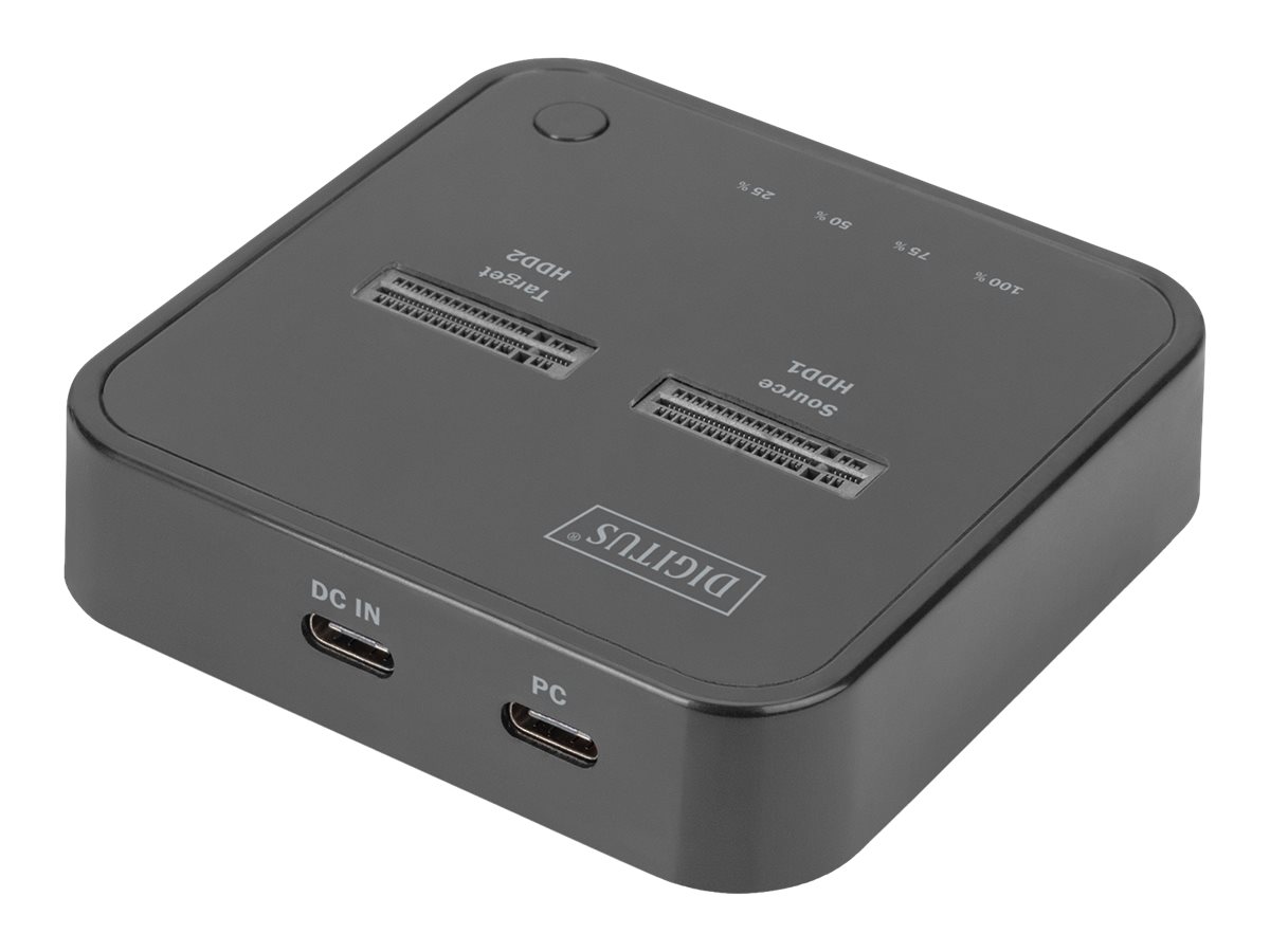 DIGITUS Dual M.2 NVMe SSD Docking Station USB-C