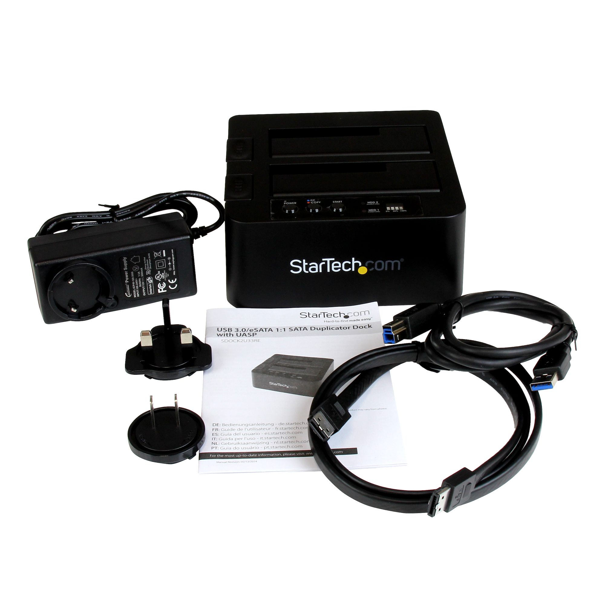 StarTech Dual Bay Hard Drive Duplicator USB 3.0