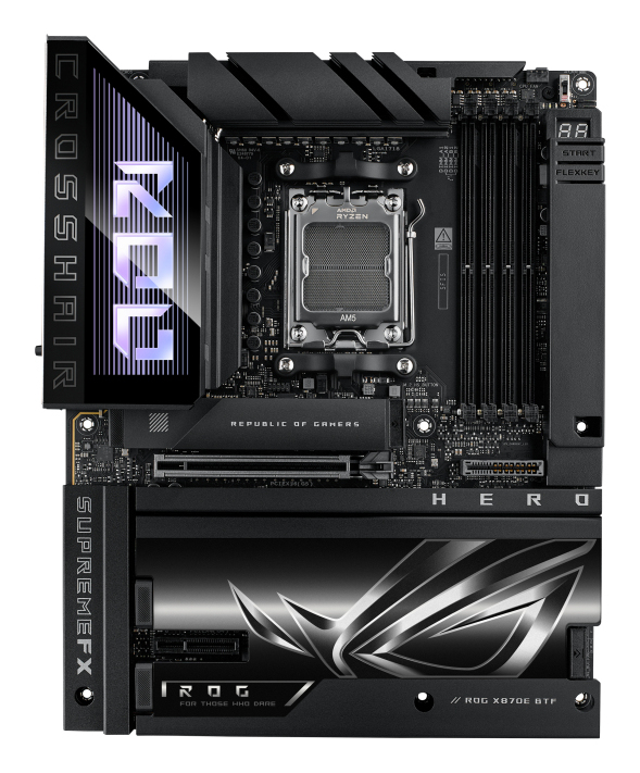 ASUS ROG CROSSHAIR X870E HERO BTF ATX Socket AM5 Wi-Fi 7