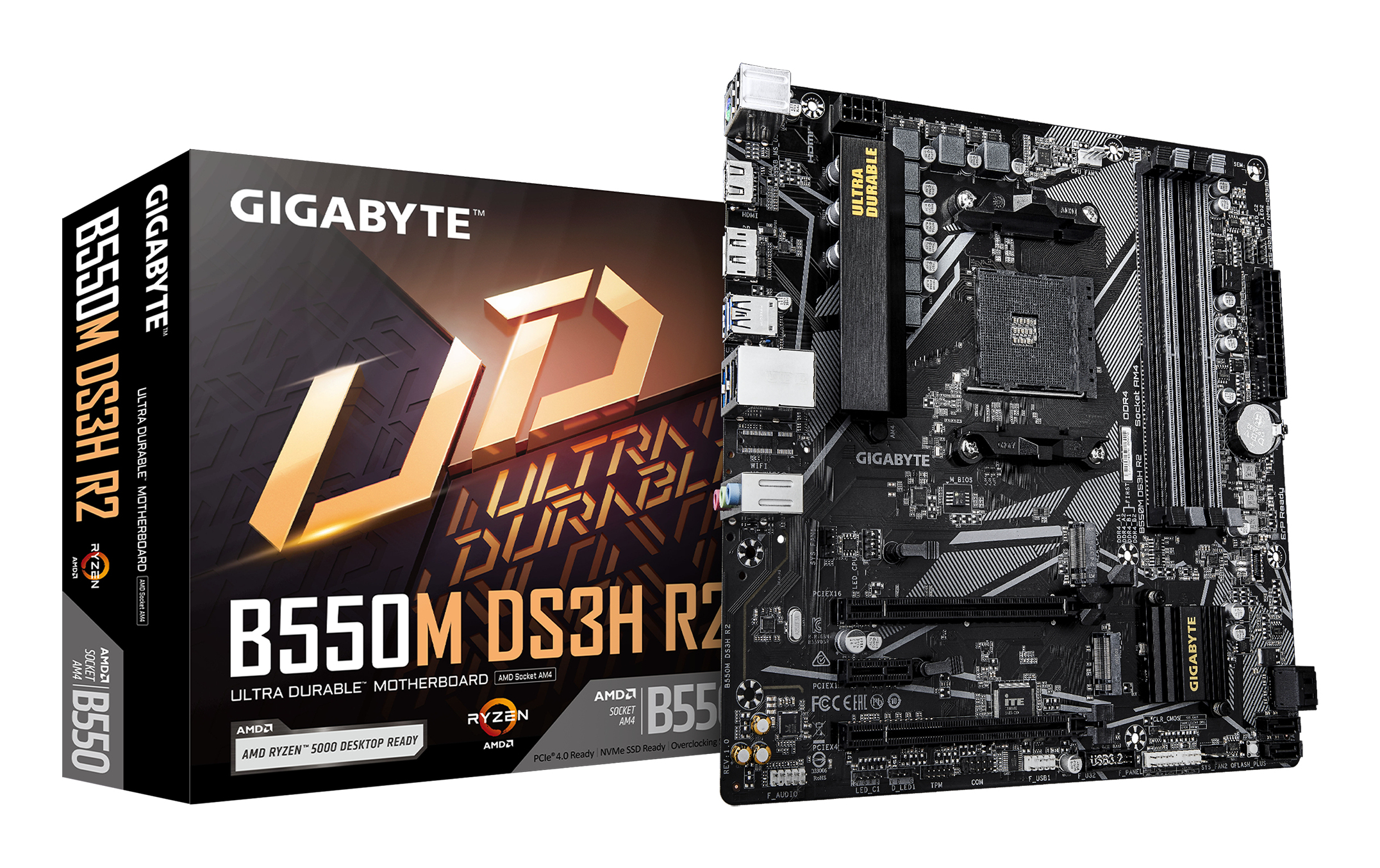 Gigabyte B550M DS3H R2 mATX DDR4 AM4
