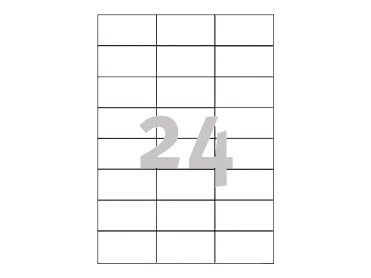 2400 AVERY Zweckform Etiketten 3474 weiss 70,0 x 37,0 mm