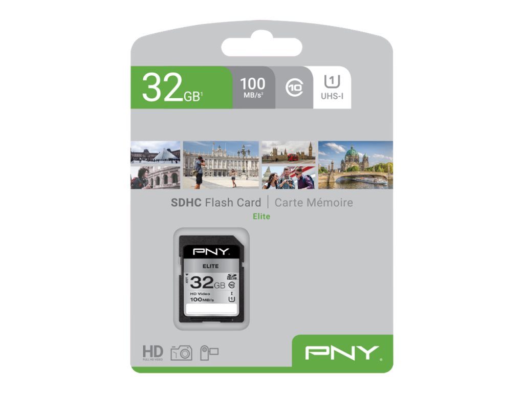 PNY Elite SDXC 32GB UHS-I Class10