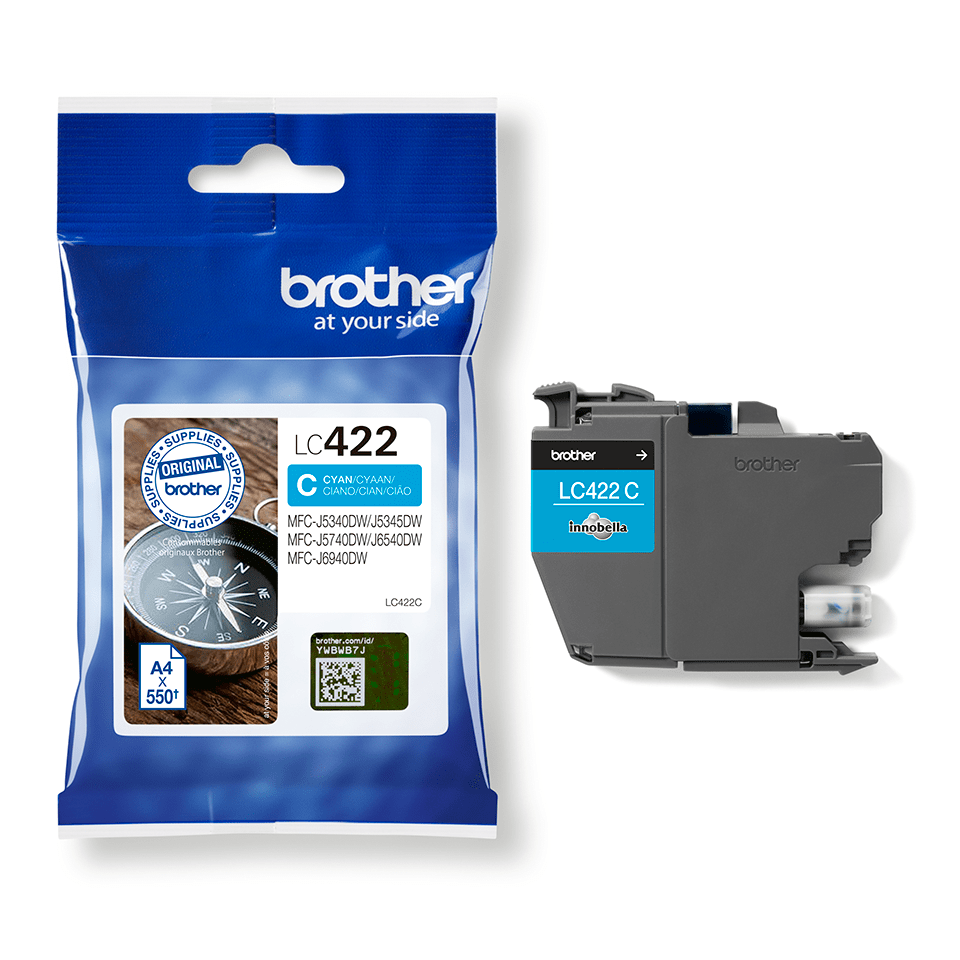 Brother LC-422C Tintenpatrone Cyan