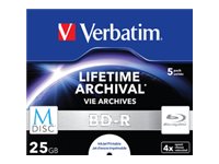 Verbatim M-Disc BD-R 25 GB 4x bedruckbar