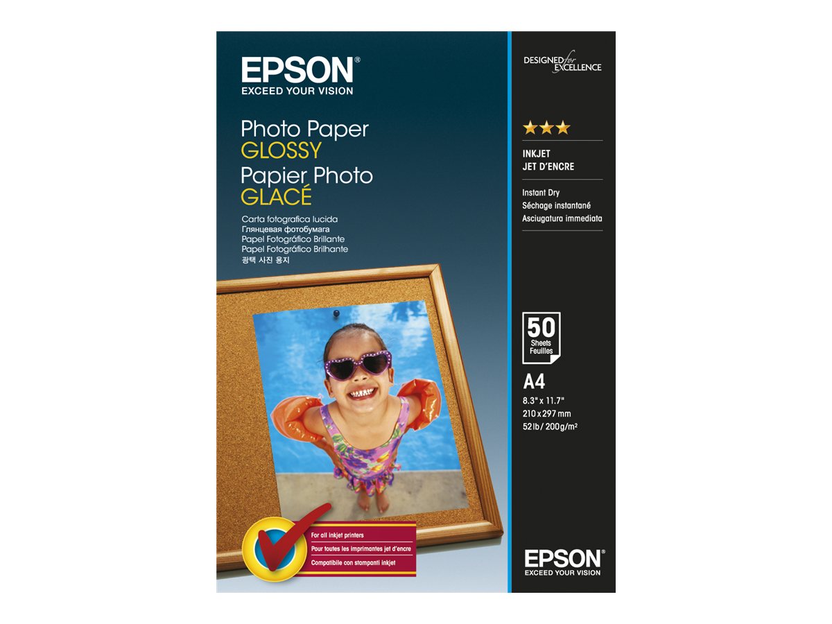 EPSON Fotopapier S042539 DIN A4 glaenzend 200 gqm 50 Blatt