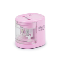 Rapesco PS12-USB Elektrischer Bleistiftspitzer Pink