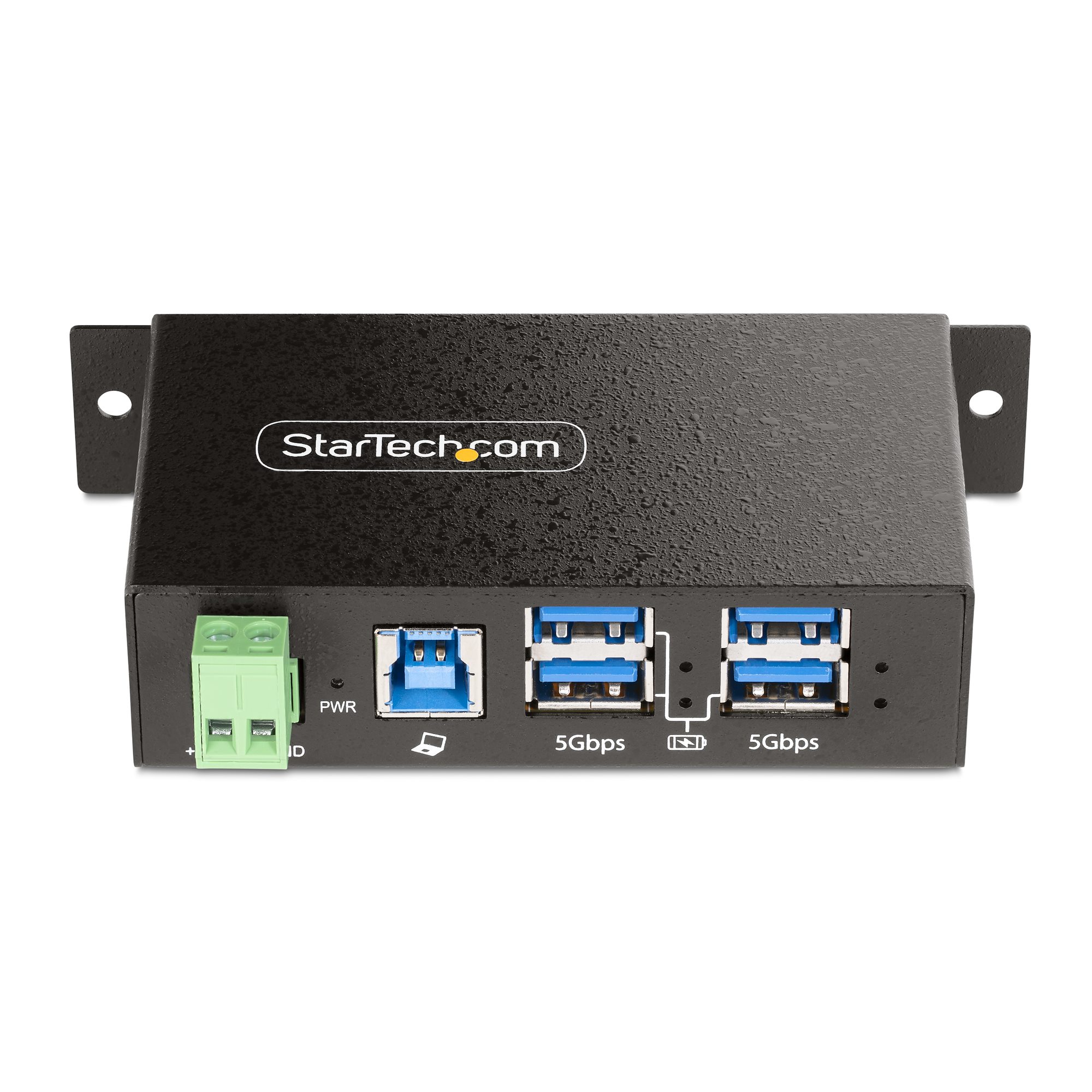 StarTech.com 4-Port Managed USB Hub Heavy Duty Industrial ESD & Surge Protection