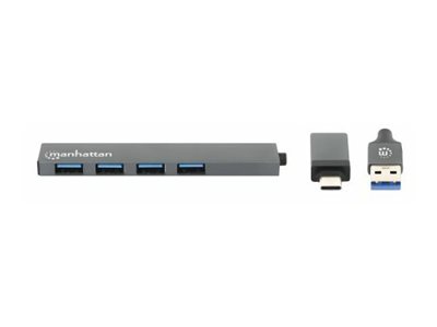 Manhattan Kombo-Hub 4Port USB 3.0 Typ-C/Typ-A