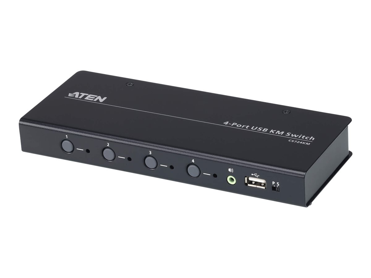 ATEN CS724KM 4-Port KVM/Audio/USB-Switch
