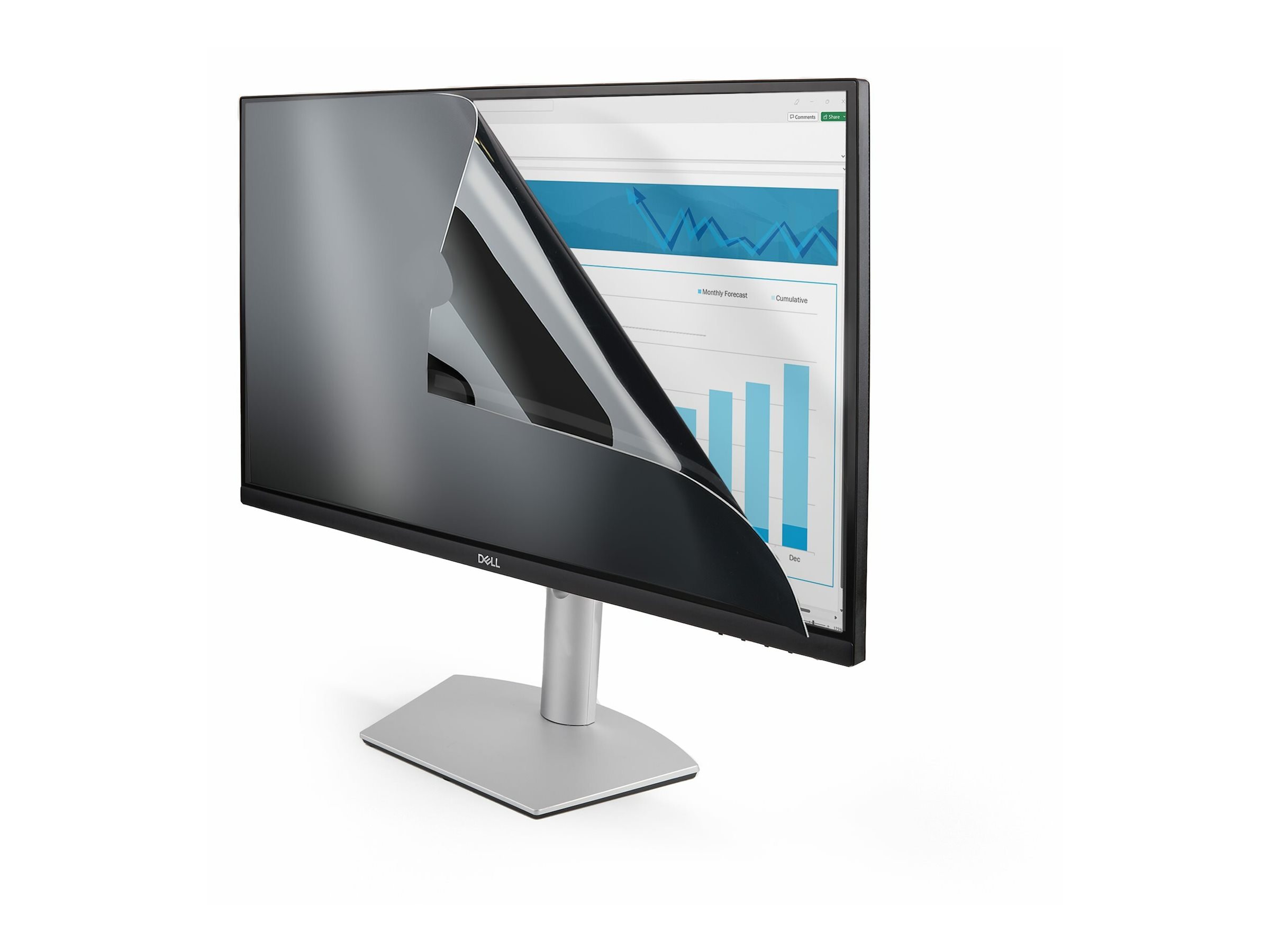 STARTECHCOM 63,5cm 25Zoll 169monitor Blickschutzfilter Blaulichtfilter Bildschirm SichtschutzfolieBlickschutz 30 Grad