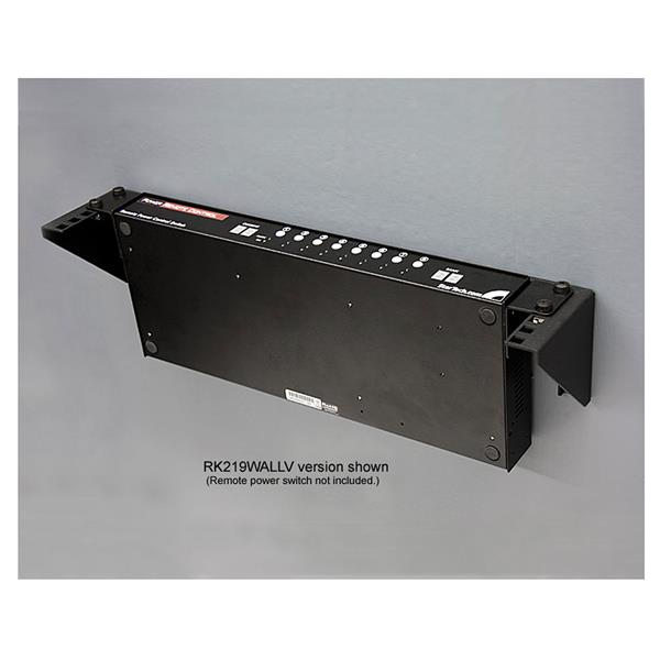StarTech.com 19 Zoll 1HE Wandmontage Rack Stahl Schwarz