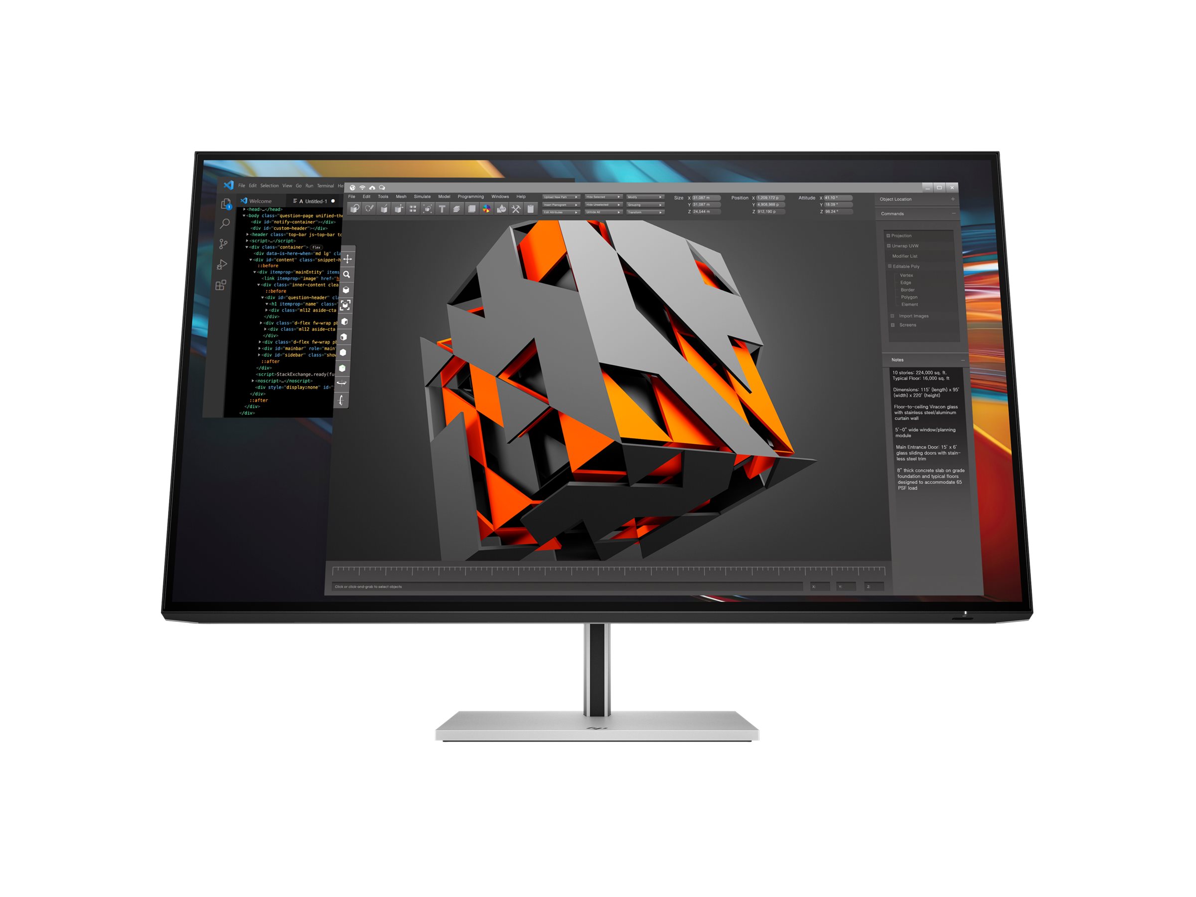 HP 732pk Series 7 Pro LED-Monitor 32 Zoll 4K