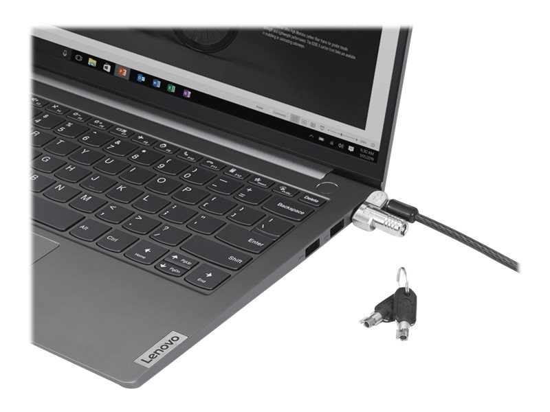 Lenovo Kensington NanoSaver MasterKey Kabelschloss Schwarz