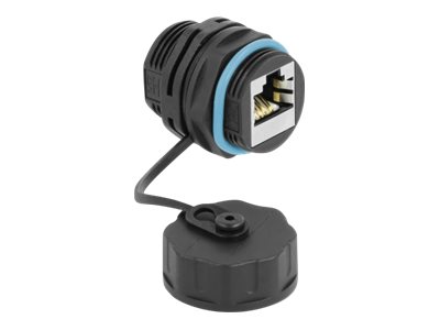 Delock Netzwerkkoppler RJ45 Cat.6A wasserfest
