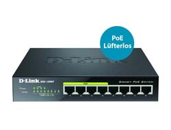 D-Link DGS-1008P 8-Port PoE Gigabit Switch
