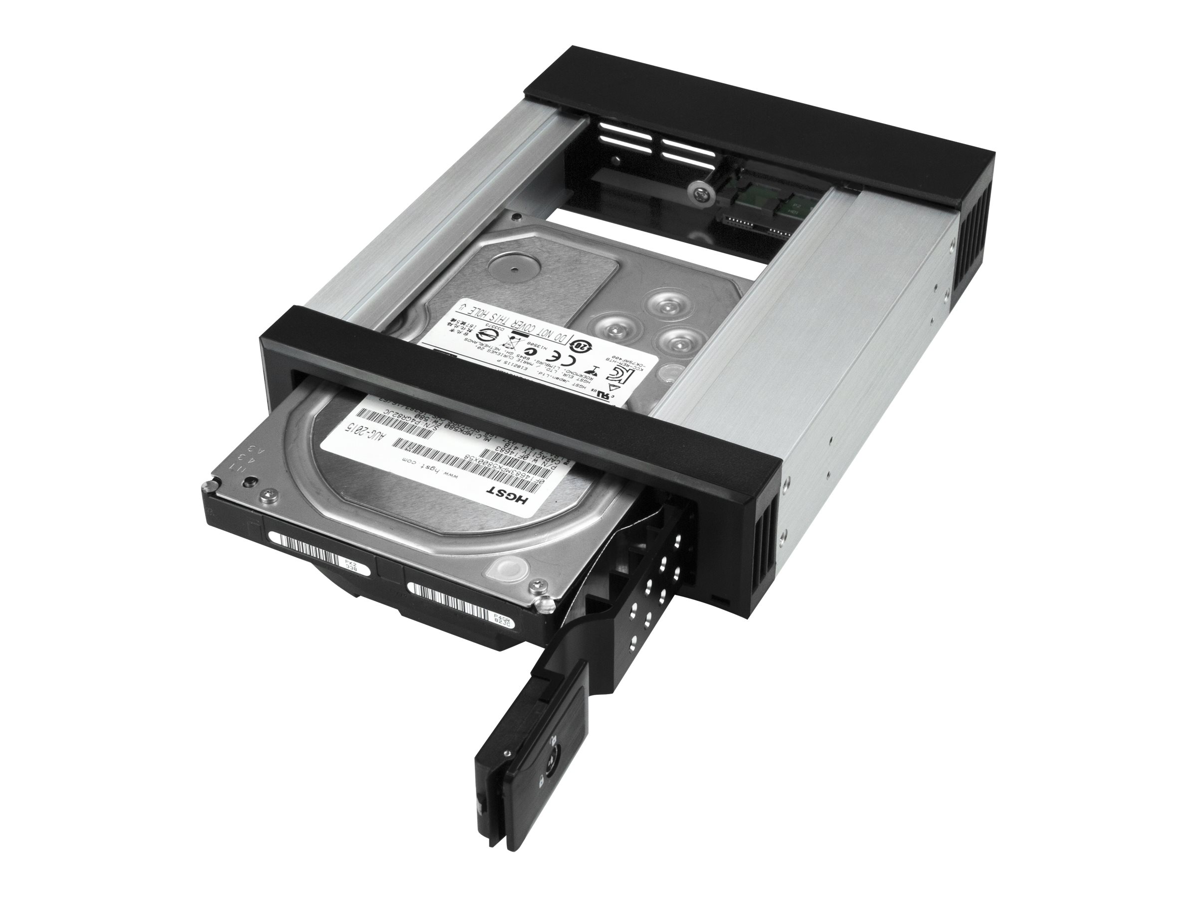 StarTech.com Festplattenwechselrahmen 5,25‑auf‑3,25 Zoll SATA SAS trägerlos