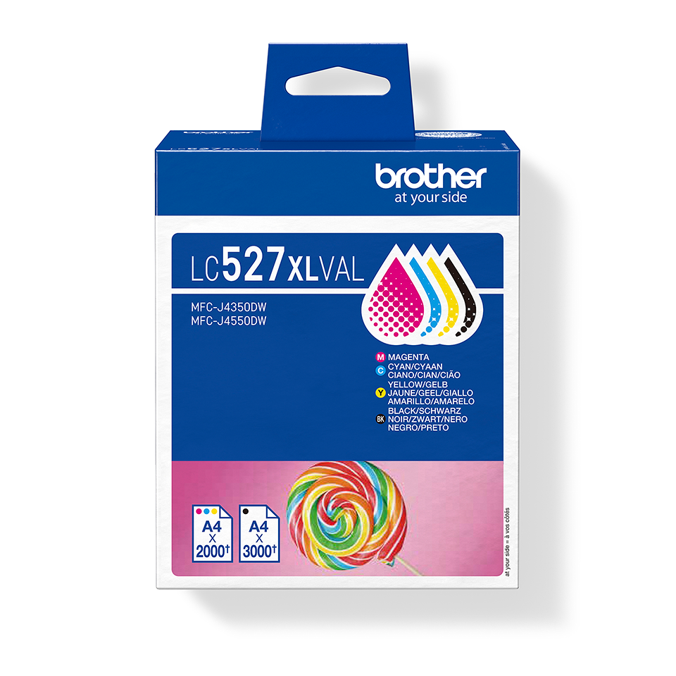 Brother LC527XL Value Pack Hohe Ergiebigkeit