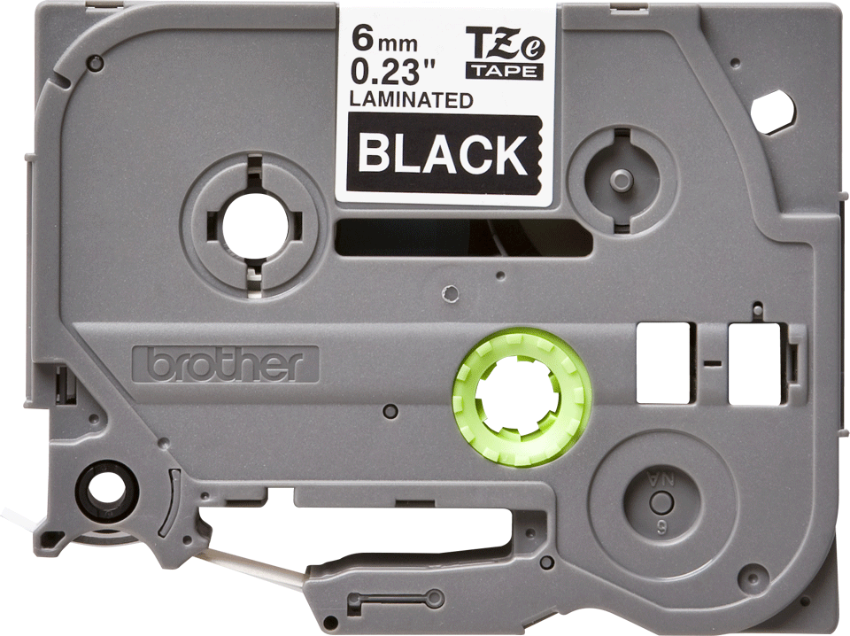 Brother TZe-315 Weiß auf Schwarz 6mm