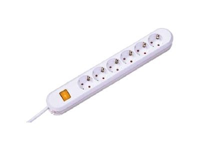 Bachmann SMART Steckdosenleiste 6-fach mit Schalter