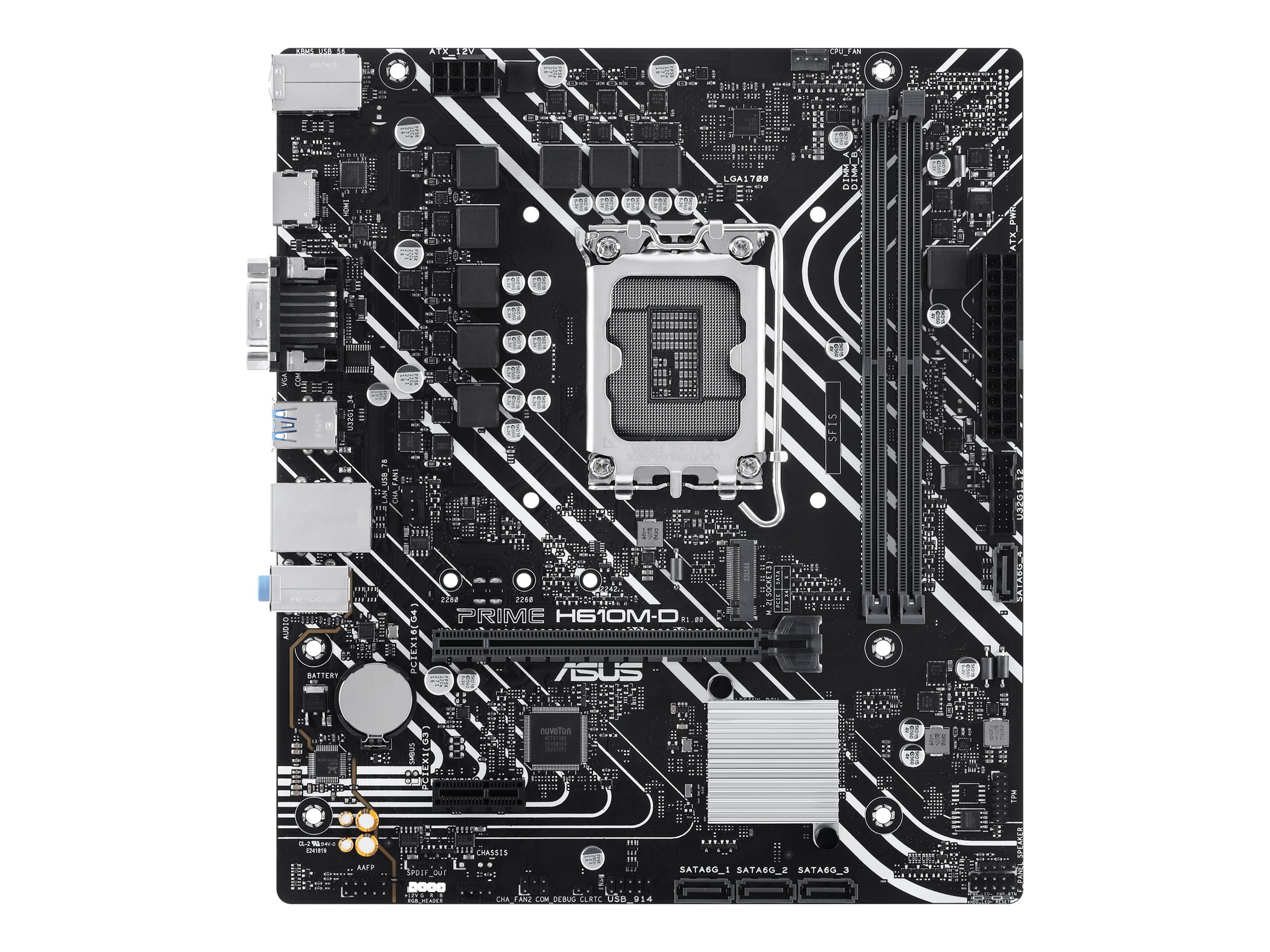 ASUS PRIME H610M-D INTEL 1700 DDR5 mATX