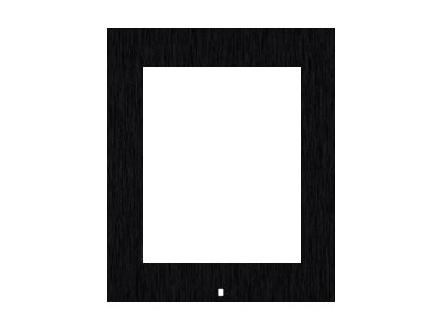 2N Telecommunications EntryCom IP Verso Frontblende Aufputzrahmen 1‑Modul Schwarz