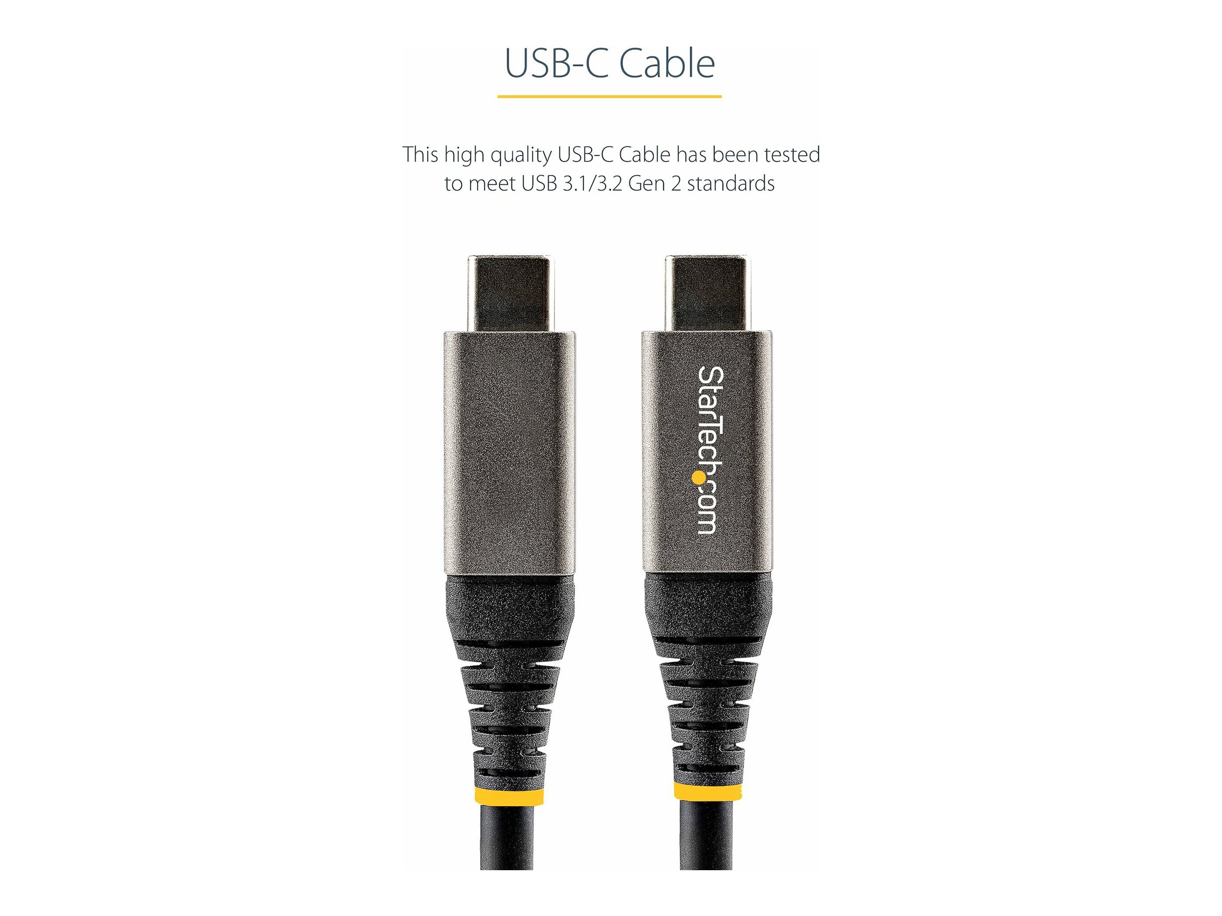 StarTech.com 50cm USB-C Kabel 10Gbit/s 100W