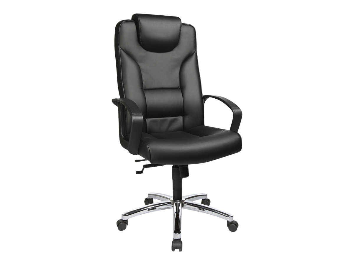 Topstar Comfort Point 50 Stuhl Kunstleder Schwarz Chrom