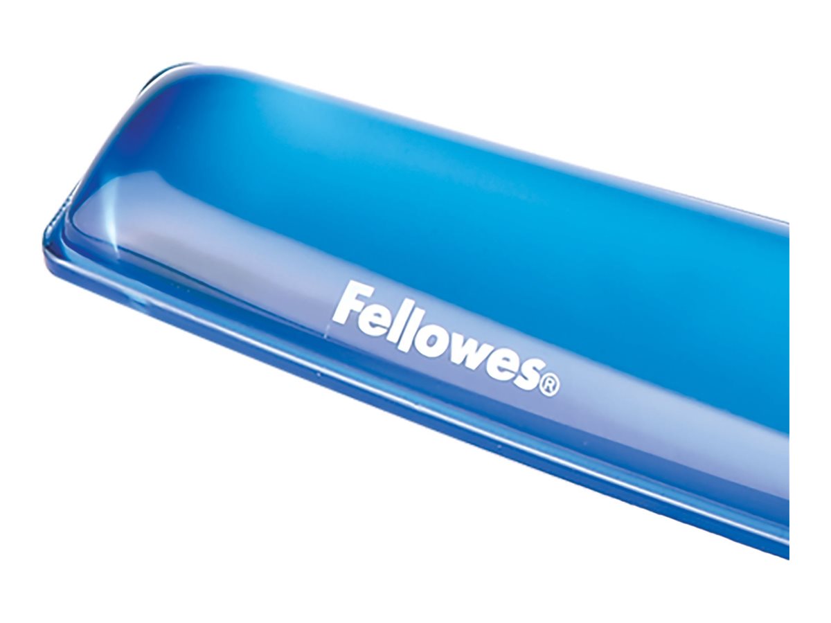 Fellowes Gel Crystals Tastatur-Handgelenkauflage Blau