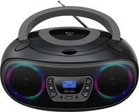 Inter Sales DAB+ Boombox TDB-212GR DAB/FM Bluetooth Grau