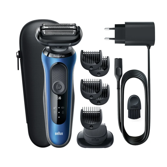 Braun Series 6 61-B1500s Barttrimmer blau