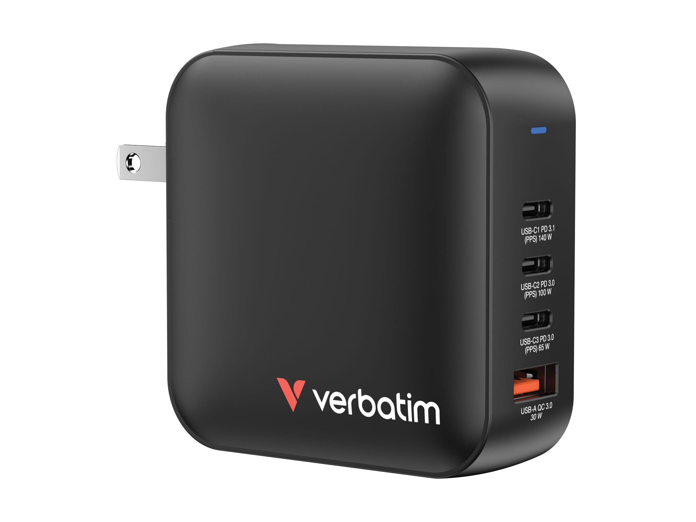 Verbatim Mini GaN Charger 4 Port 165W
