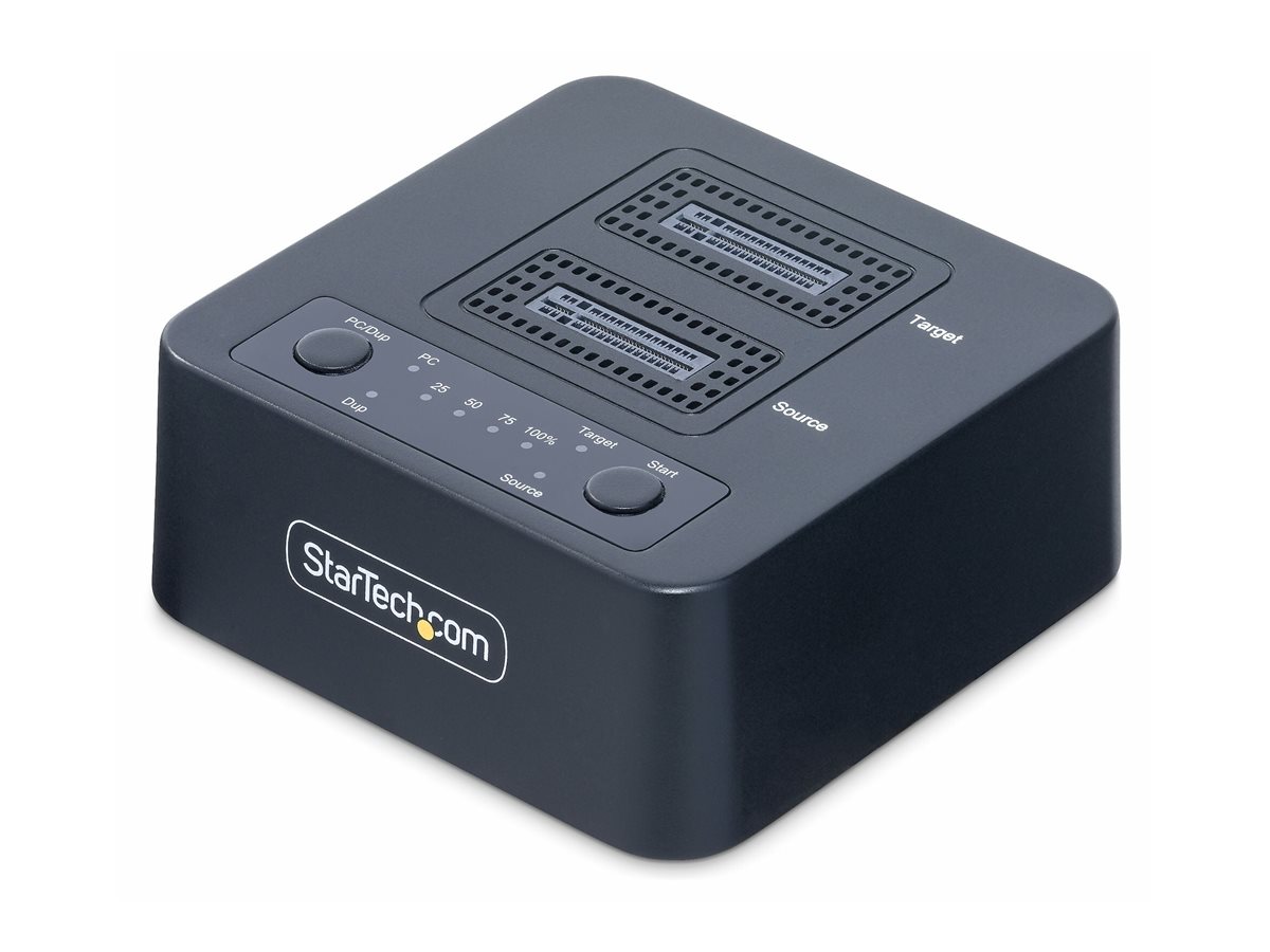 StarTech.com 1:1 M.2 NVMe Kopierstation USB-C 20Gbps Dual-Bay