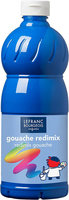 Lefranc Bourgeois Gouache Liquide Redimix Temperafarbe 500 ml Blau