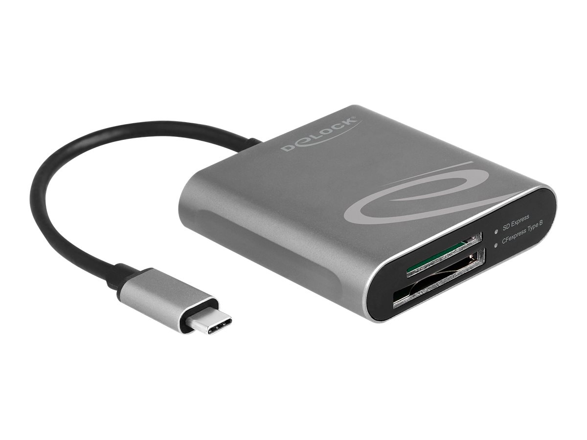 Delock USB Type-C Kartenleser SD Express CFexpress 2.0