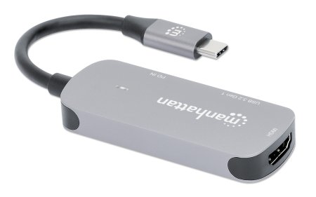 Manhattan USB-C Docking-Konverter 3-in-1, HDMI, 100W PD